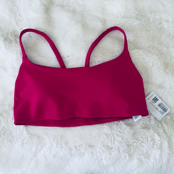 NWT Lululemon Wunder Train Strappy Racer Bra, Passionate Pink, 8, A/B - Picture 3 of 7